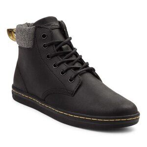 Dr. Martens Maelly Air Wair Bouncing Soles Padded Collar Boots Black